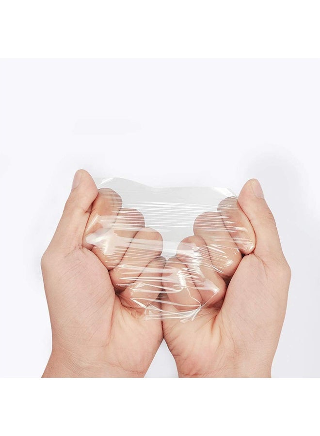 200 Sheets Candy Wrappers Clear Cellophane Wrap Roll 3.9x3.9 Inches Candy Caramel and Chocolate Wrapper for Treats, Lollipop, Gummies, Saran Wrap& Cake Pop Making Supplies, etc - Image 4