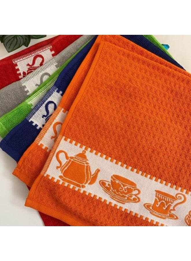 توالا طقم فوط مطبخ  6 قطع - 5 الوان - Image 2