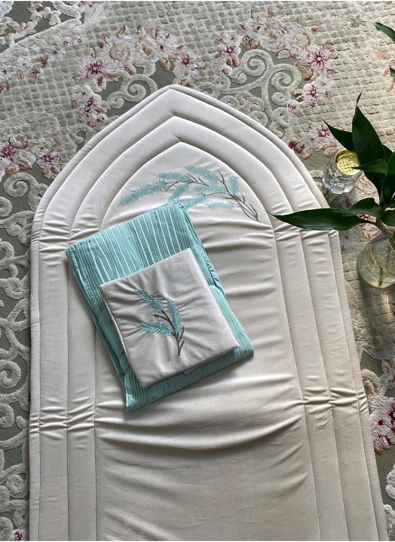 Generic 2cm padded sponge prayer rug, embroidered with a prayer mat, excellent and cool material  - Image 1
