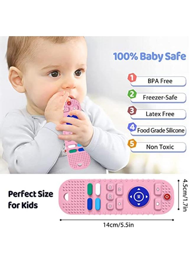 Generic Remote Control Teether – Pink, for 6–12 Months  - Image 4