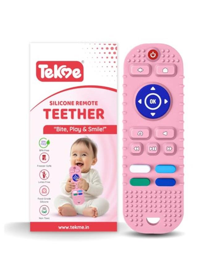Generic Remote Control Teether – Pink, for 6–12 Months  - Image 3