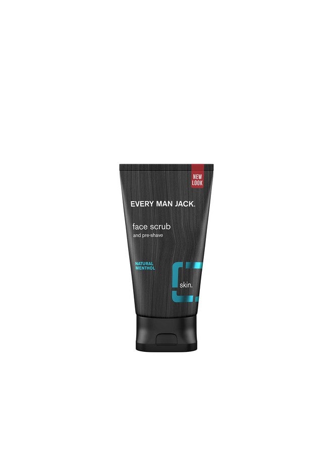 Every Man Jack Face Scrub Natural Menthol Signature Mint 5 Fl Oz  - Image 1