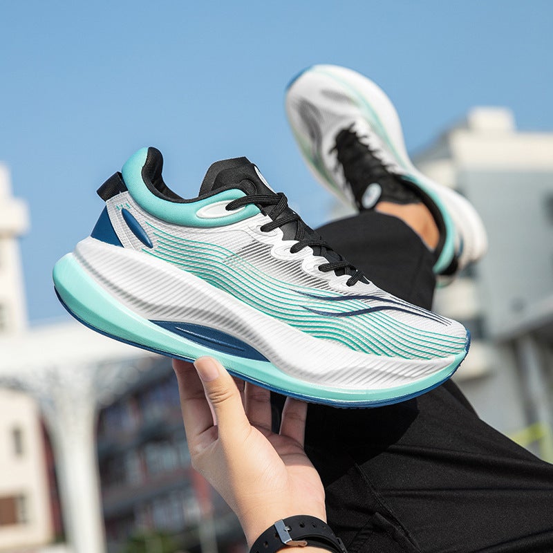 Men'S And Women'S Sports Casual Shoes Non-Slip Wear-Resistant Carbon Plate Ultra-Light Soft Bottom Running Shoes All-Terrain Trendy Shoes Kid Shoes - Image 4