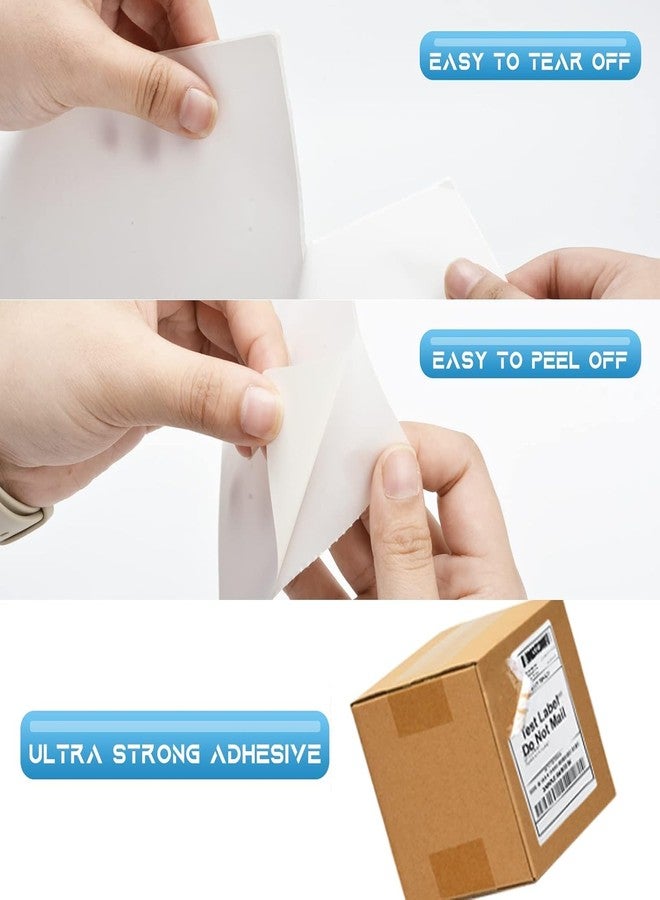 BS PACKAGING لفة ملصقات طابعة حرارية مباشرة مقاس 3×5 بوصة (75×125 مم) - 500 ملصق لكل لفة - عبوة من لفة واحدة - Image 3