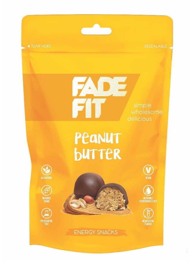 Energy Snacks, Peanut Butter - 45g (3 Balls), UAE