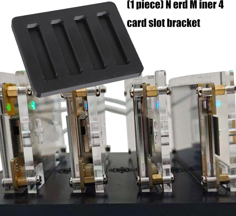 Toolless Installation 4 Slot Holder for NerdMiner NMMiner Cryptos Miners Constructed in for Desk Space Portable Stand - Image 3