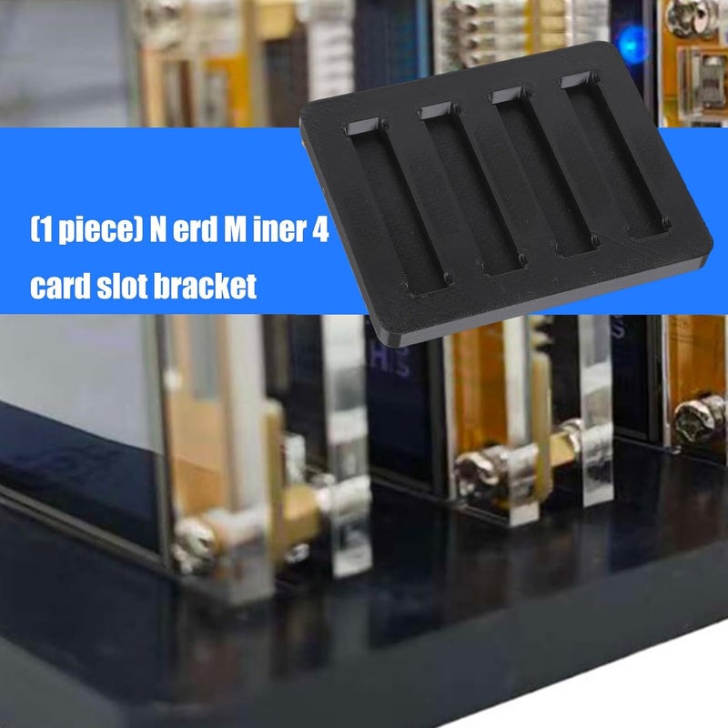 Toolless Installation 4 Slot Holder for NerdMiner NMMiner Cryptos Miners Constructed in for Desk Space Portable Stand - Image 5