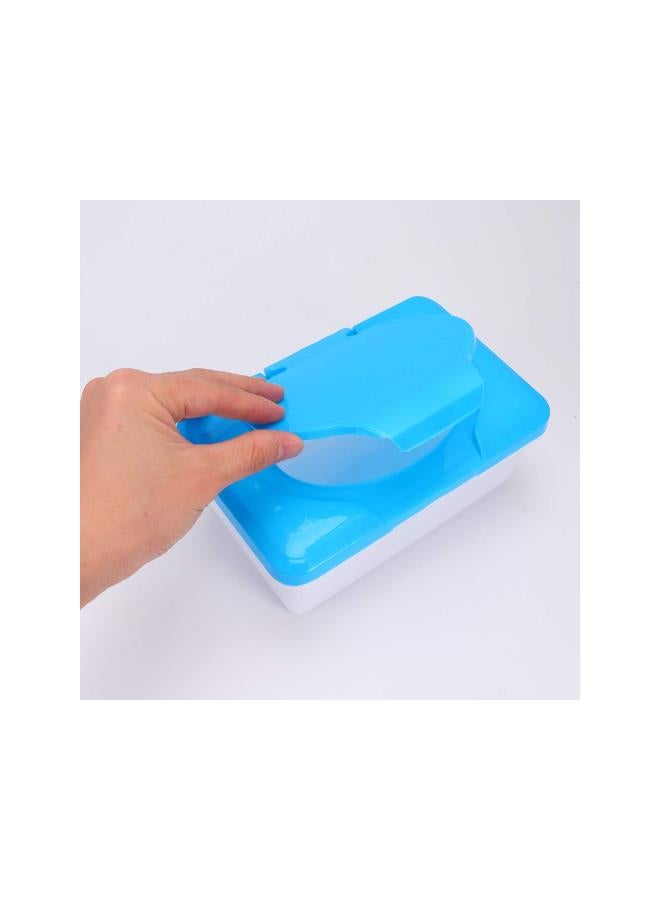 klarako Wipes Dispenser Box Diaper Wipes Dispenser Baby Wipes Case Baby Wipe Holder Rectangular Paper Towel Container Dustproof Storage Organizer 2pcs - Image 2