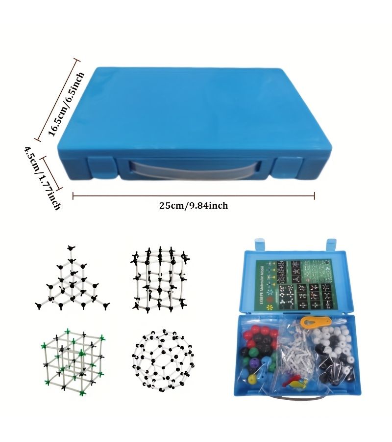 206pcs Organic Chemistry Molecular Model Kit Educational Science Set for Students - Image 3