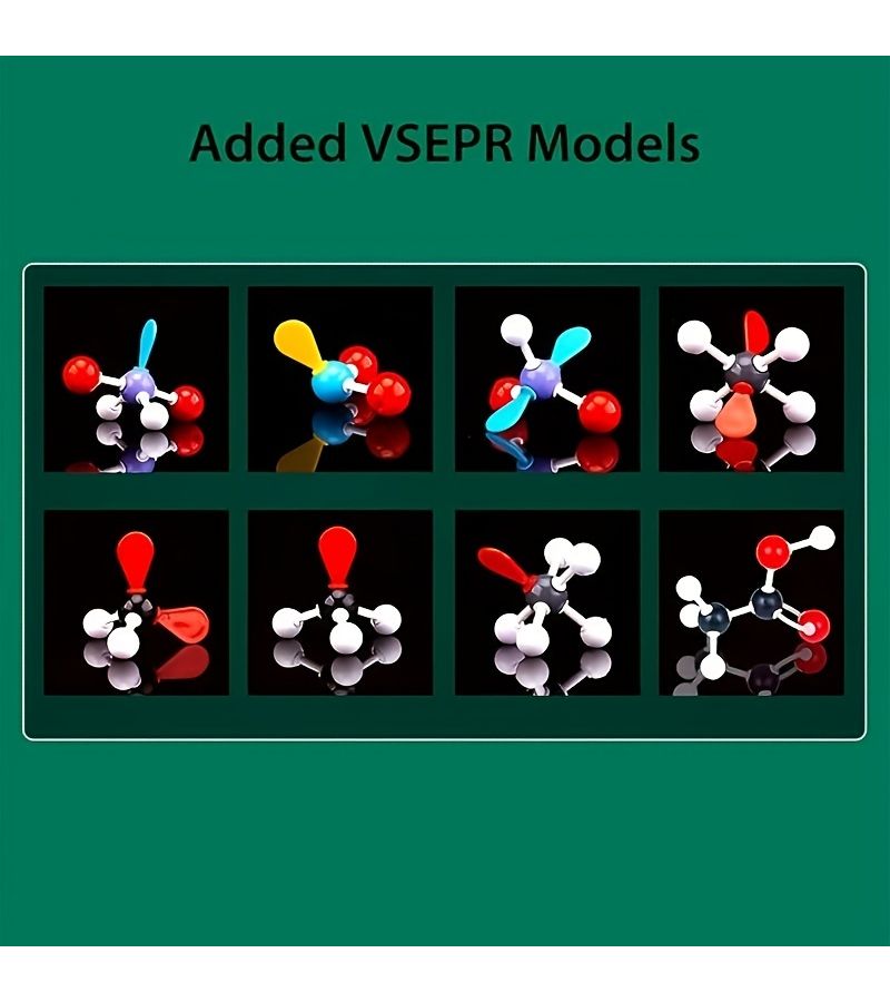 206pcs Organic Chemistry Molecular Model Kit Educational Science Set for Students - Image 5