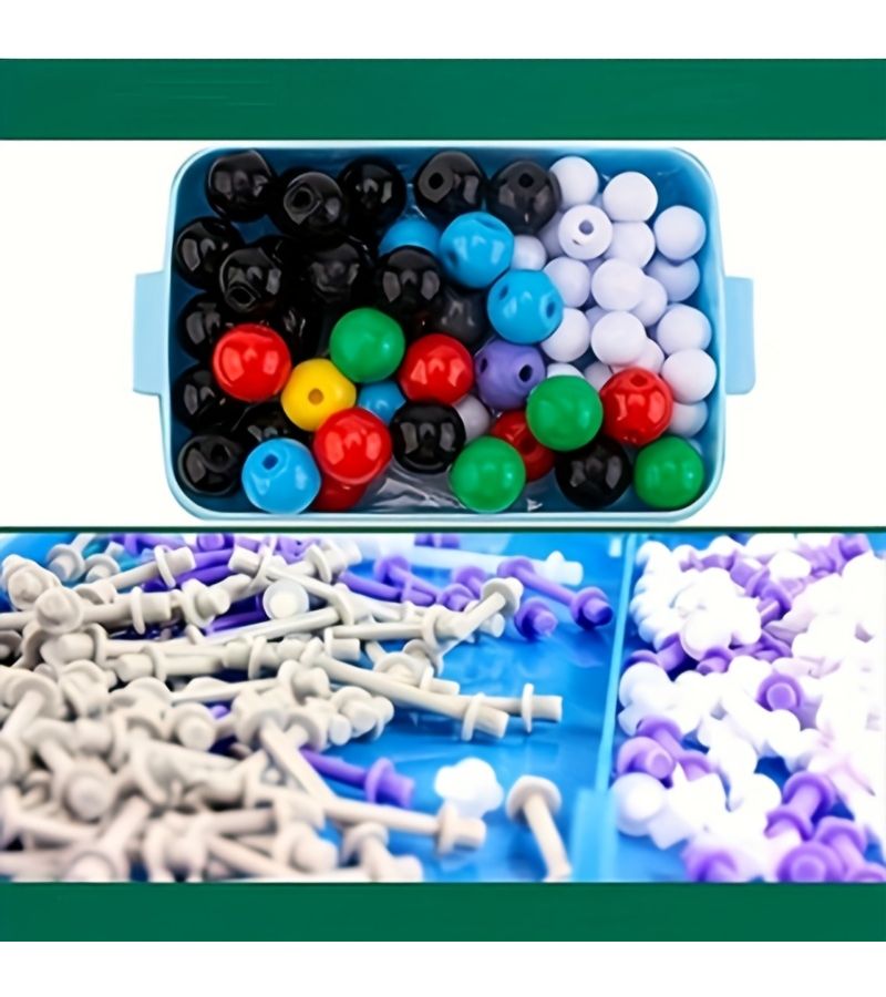 206pcs Organic Chemistry Molecular Model Kit Educational Science Set for Students - Image 2