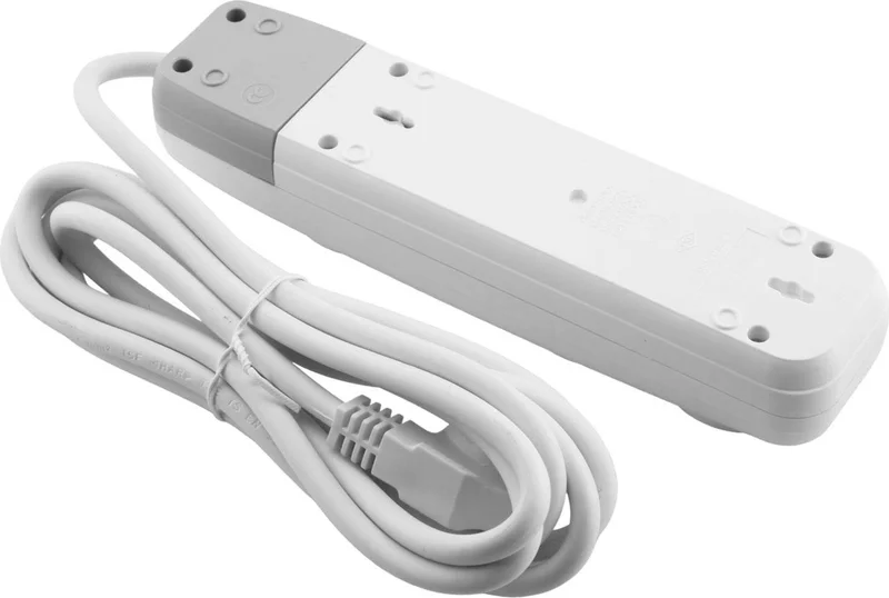Badem10 Cable 4-Piece Grounded Group Socket Plug Multiplier 7 Meters Multiple Extension Cable Without Switch