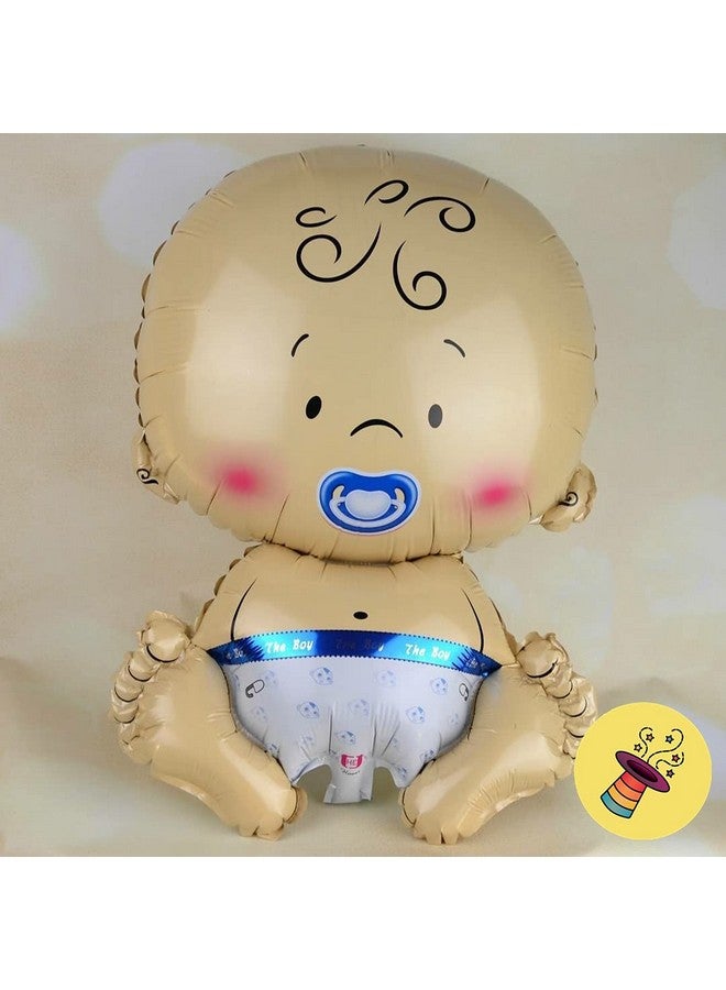 Atpata Funky Baby Shower Title Phrase Text Foil Balloons for Baby Announcement/Baby Shower Party Decoration (Baby Coming Soon) - Image 4