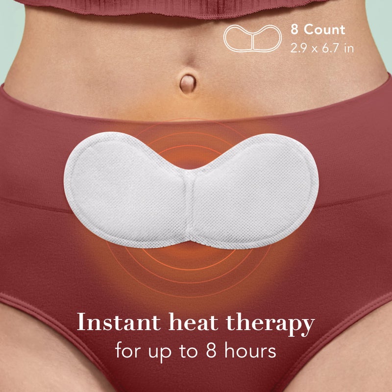 Rael Herbal Heating Patches - Ultra Thin Design, Large Size for Extra Coverage, All Skin Types (8 Count) - Image 2