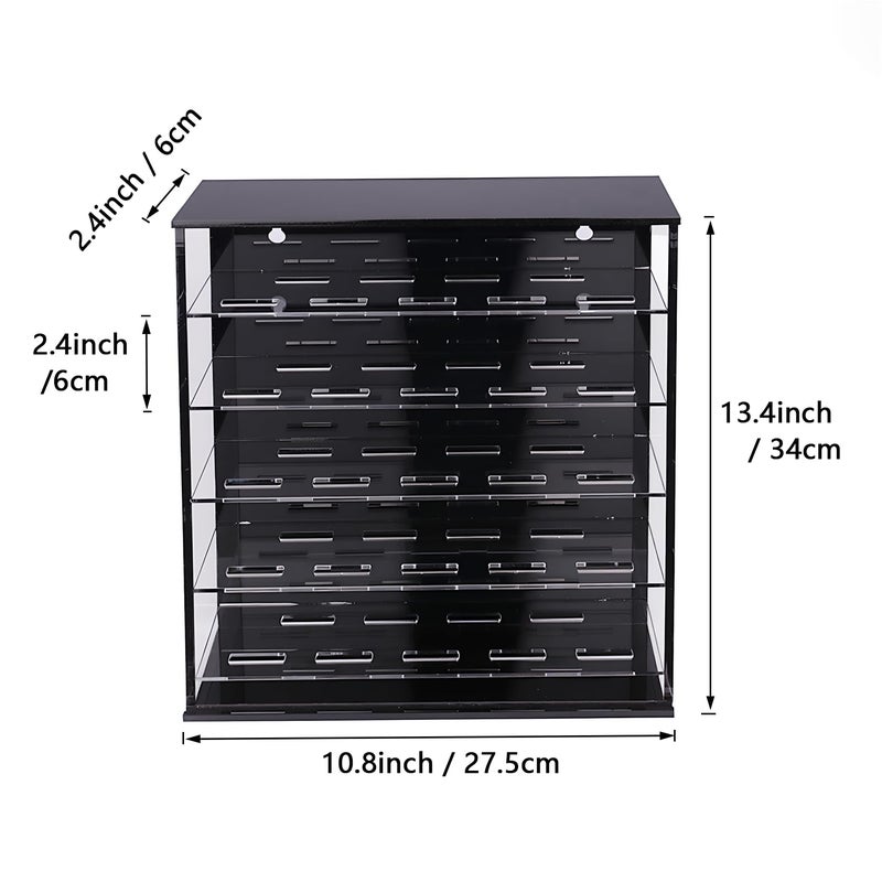 WLSANX Knife Display Stand, Pocket Knife Display Case for Wall, Pocket Knife Organizer Desktop, Knife Display Case, Acrylic Display Case Dispay Daggers, Folding Knife, Pocket Knife Holder - Image 3