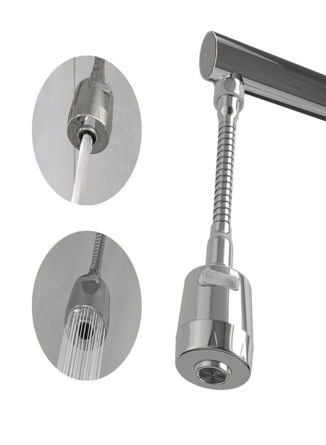 DHARMINSON Flexible Stainless Steel crom Faucet Tap Extender for Kitchen Sink, |2 Flow Mode| for Convenient Use Upgrade Your Kitchen Sink with Flexible Tap - Image 1