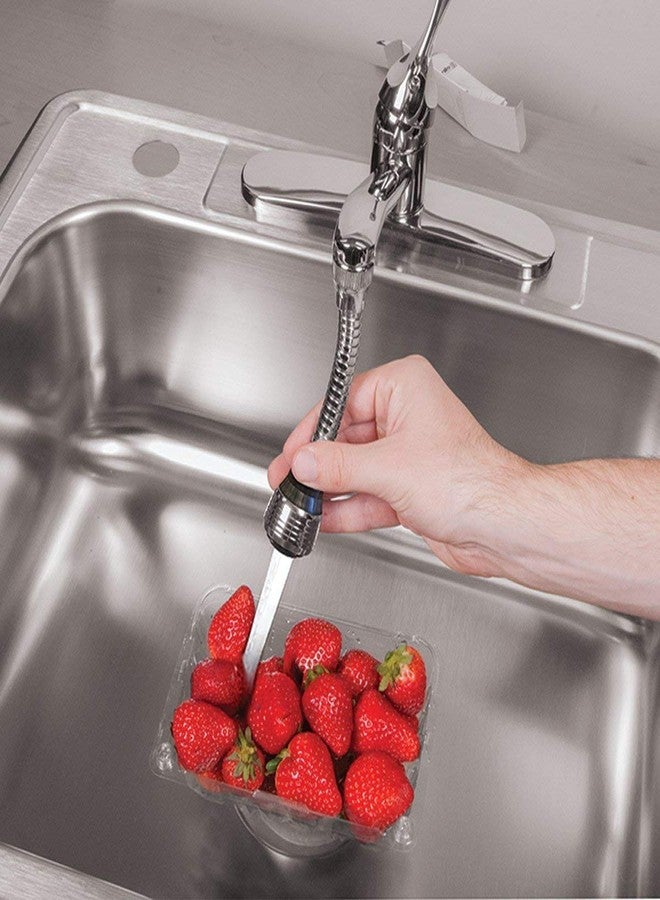 DHARMINSON Flexible Stainless Steel crom Faucet Tap Extender for Kitchen Sink, |2 Flow Mode| for Convenient Use Upgrade Your Kitchen Sink with Flexible Tap - Image 4
