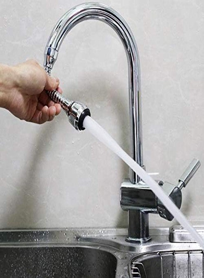 DHARMINSON Flexible Stainless Steel crom Faucet Tap Extender for Kitchen Sink, |2 Flow Mode| for Convenient Use Upgrade Your Kitchen Sink with Flexible Tap - Image 2