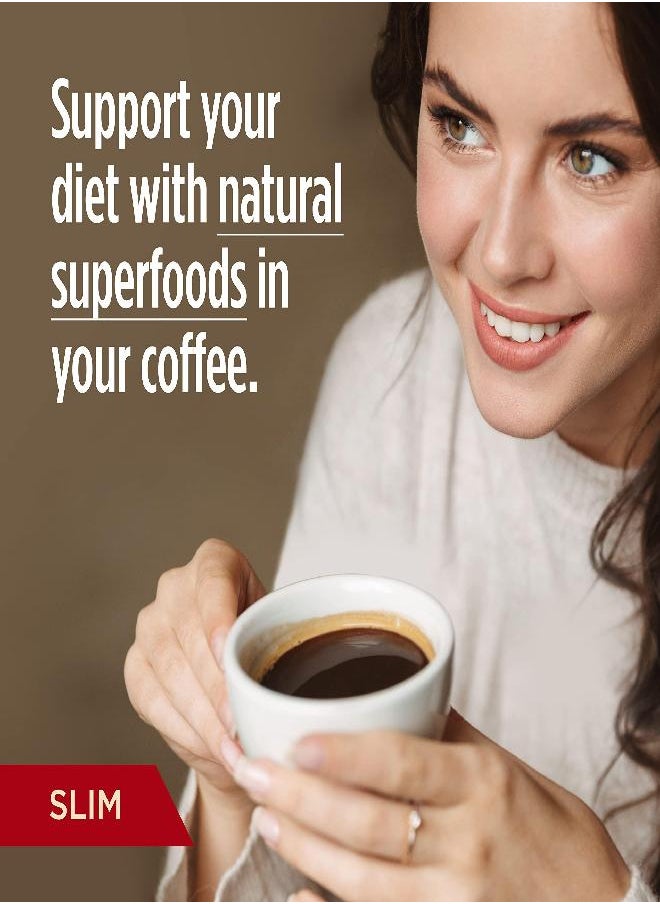 VitaCup VitaCup Slim Instant Coffee Packets, with Ginseng, Garcinia, B Vitamins, Bold & Smooth, Medium Dark Roast, 100% Arabica Coffee in Single Serve Sticks, 24 Ct  - Image 2