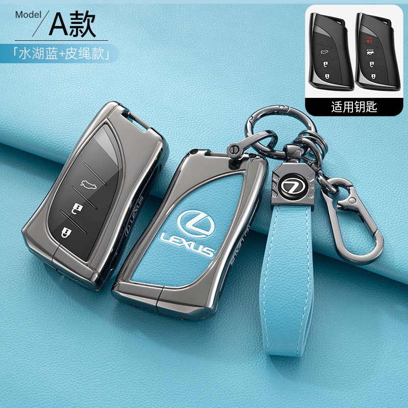Lexus Key Cover for ES200, RX300, ES300H, NX200, UX260H, RX270 - Zinc Alloy, Simple Style - Image 1