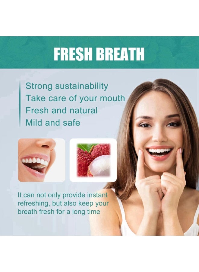 بخاخ الفم الفموي للفواكه ، 5 قطع بخاخ فم محمول للبالغين ، معطر ، بديل غسول الفم ، نكهة الفاكهة الطازجة ، علاج رائحة الفم الكريهة ، بخاخ العناية بالفم ، غسول الفم لرائحة الفم الكريهة 20 مل * 5 قطع - Image 4