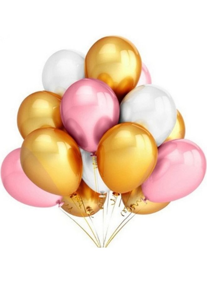 NIBEMINENT 45-Piece Pearl Latex Balloons - Image 1
