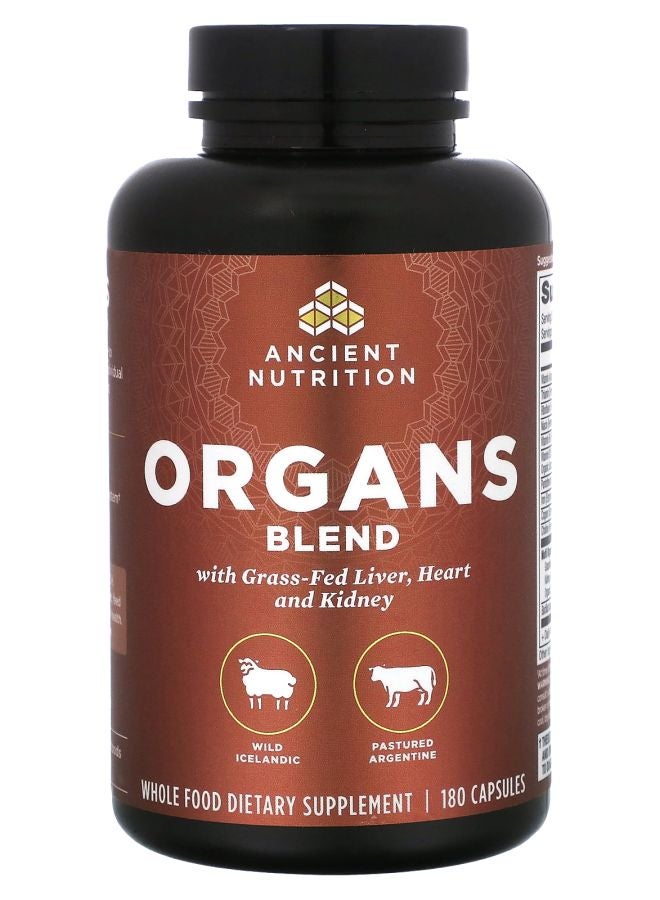 Ancient Nutrition Organs Blend 180 Capsules