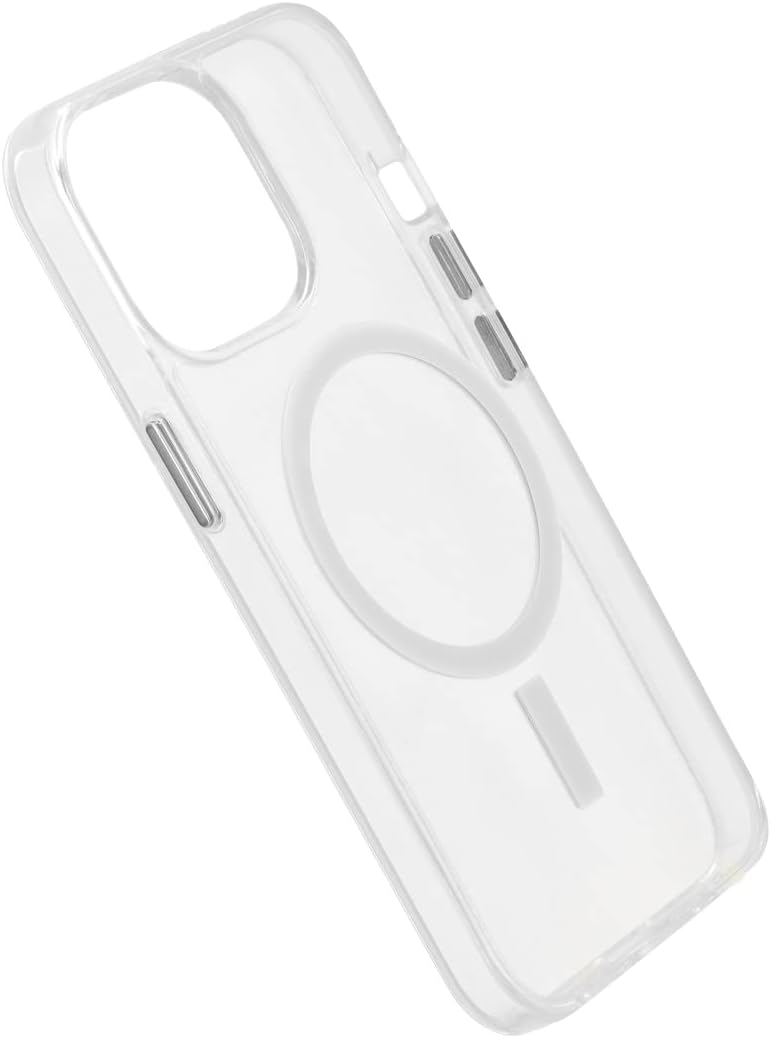 Hama غطاء Hama MagCase Safety لجهاز Apple iPhone 14 Pro Max - غطاء شفاف متوافق مع MagSafe، غلاف هجين من TPU يمتص الصدمات مع حلقة مغناطيسية مدمجة وأزرار لمسية - شفاف - Image 2