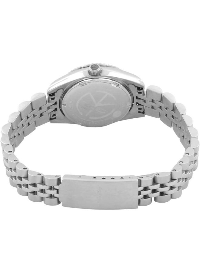 Mathey-Tissot Mathey-Tissot Stainless Steel Swiss Made Analog Mother Of Pearl Dial Women Watch - D710Ai, Silver Band  - Image 3
