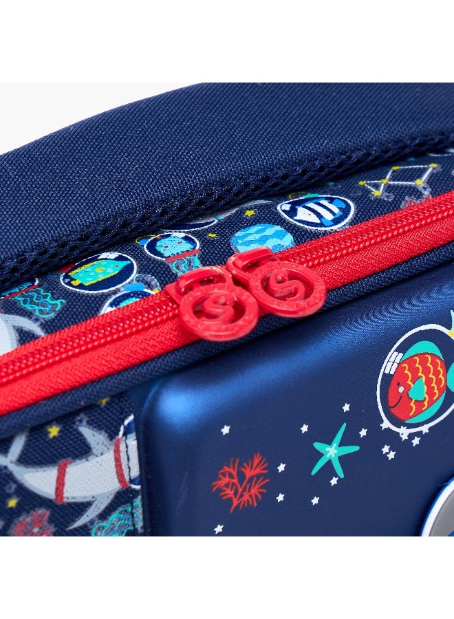 Skylar Astronaut Shark Print Lunch Bag for Kids - Image 5