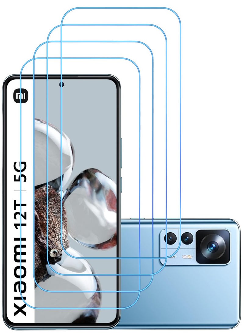 أكاليكس 4 قطع، حماية شاشة،  لهاتف شاومي 12T  ، جودة ممتازة. - Image 1