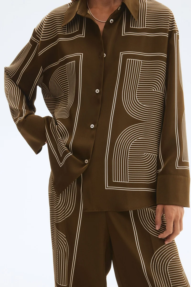 H&M Oversized twill shirt