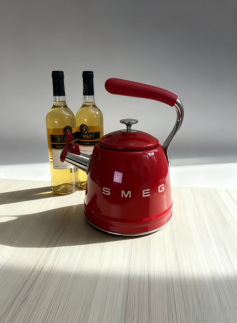 سميج زجاجة صافرة SMEG الرجعية 2.3 لتر (أحمر كبير) - Image 2