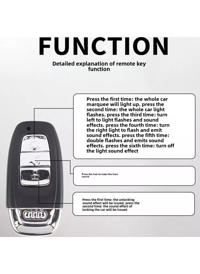 null - Genuine Authorization 1:18 Audi RS7 Car Model Simulation Alloy Remote Key Car Model Collection Ornaments Toys-Color:1:18 Genuine Authorized Audi Rs7 [black-remote Key Version] - Image 1