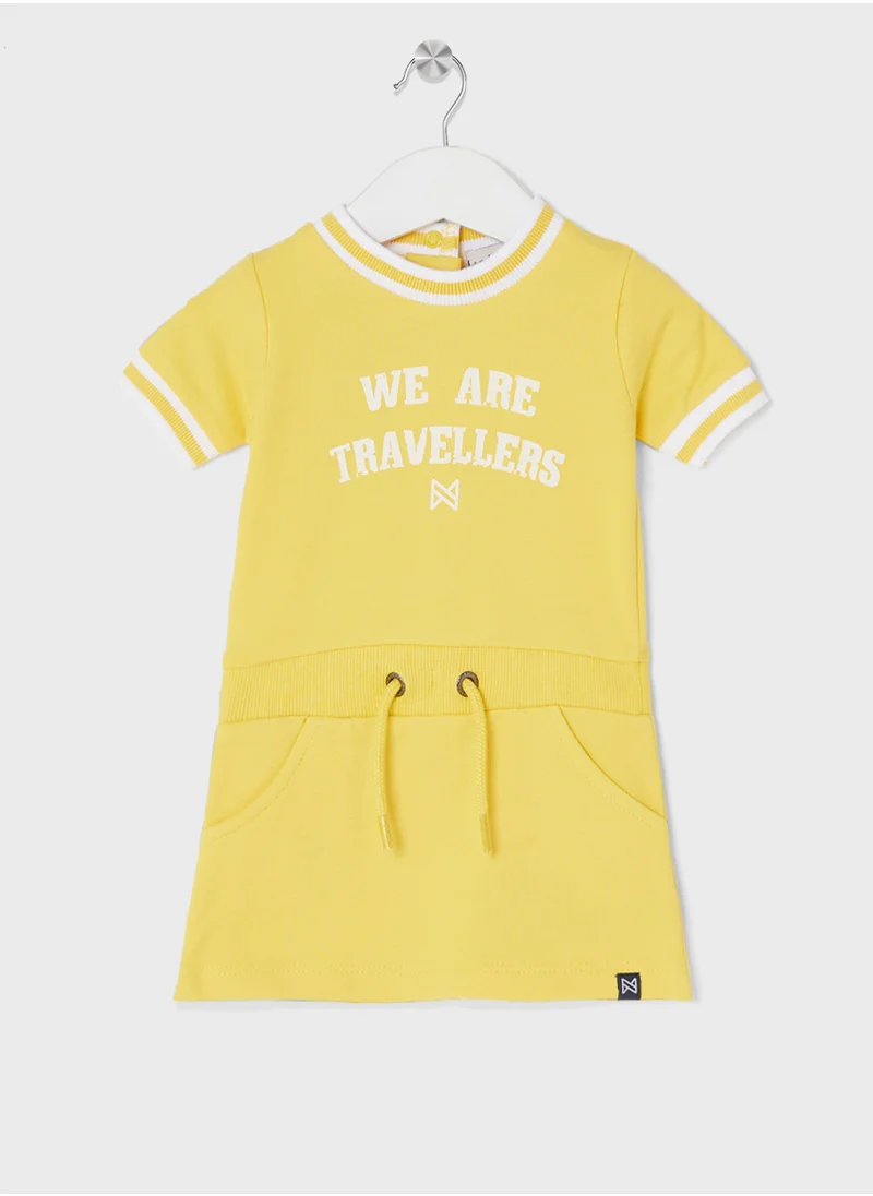 koko noko Kids Slogan Dress