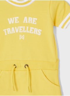 koko noko Kids Slogan Dress  - Image 3