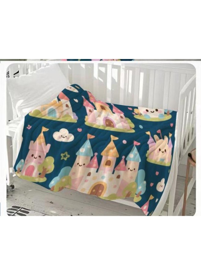 عام بطانية رقيقة من الفانيلا (حرارة ومريحة، ومناسبة للنوم واستخدام اللعبة والغبار والرمل) 150 سم * 200 سم - 993 - Image 3