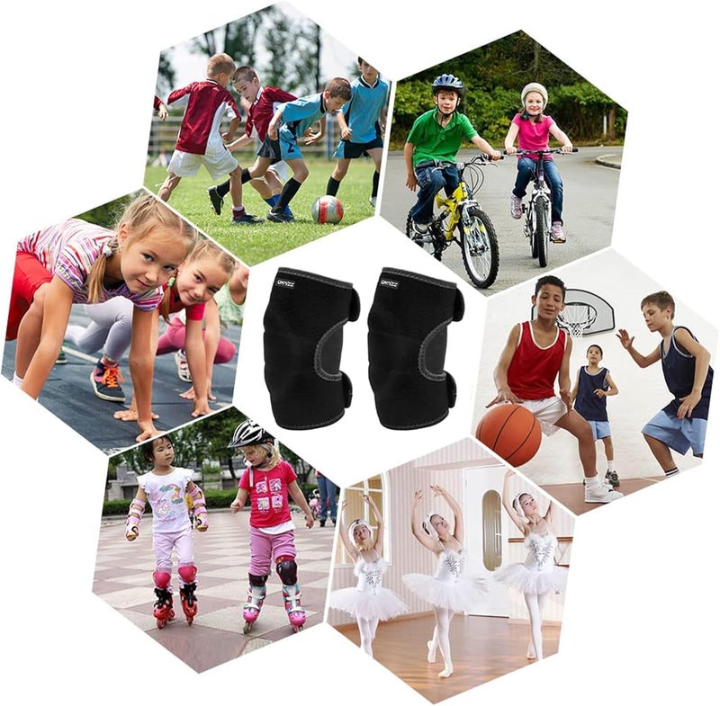 ONTYZZ Kids Elbow Pads Breathable Arm Stretchy Cotton Elbow Pads Elbow Protector for Skiing, Skating, Volleyball, Cycling Sports Safety Gear - Image 5