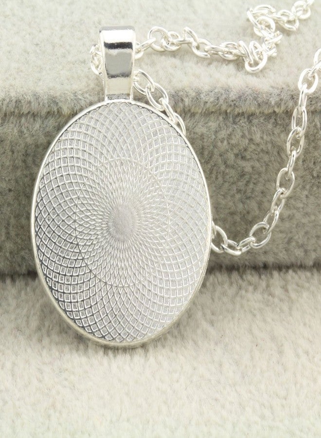 FM FM42 Silver-tone Starry Night Vincent Van Gogh Round Pendant Necklace with 26" Rolo Chain TN1144 - Image 4