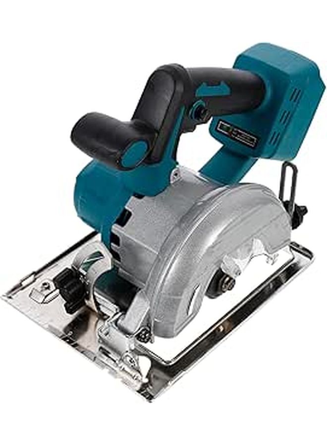 5 Inch Brushless Circular Saw for Masonry Wood Cutting Handheld Multifunctional Power Tool Dark Green - Image 1