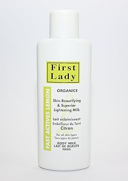 First Lady Organics Lemon Skin Beautifying Superior Lightening Body Milk 750ml - Image 1
