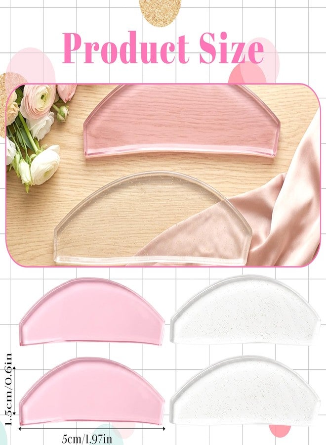Molain 8 Pcs Flat Lash Lift Shields, Korean Lash Lift Pads Ultra-Thin Self Adhesive Reusable Lashes Lifts Shields Eyelashes Pad for Salon Perming Softening Pads - Image 2