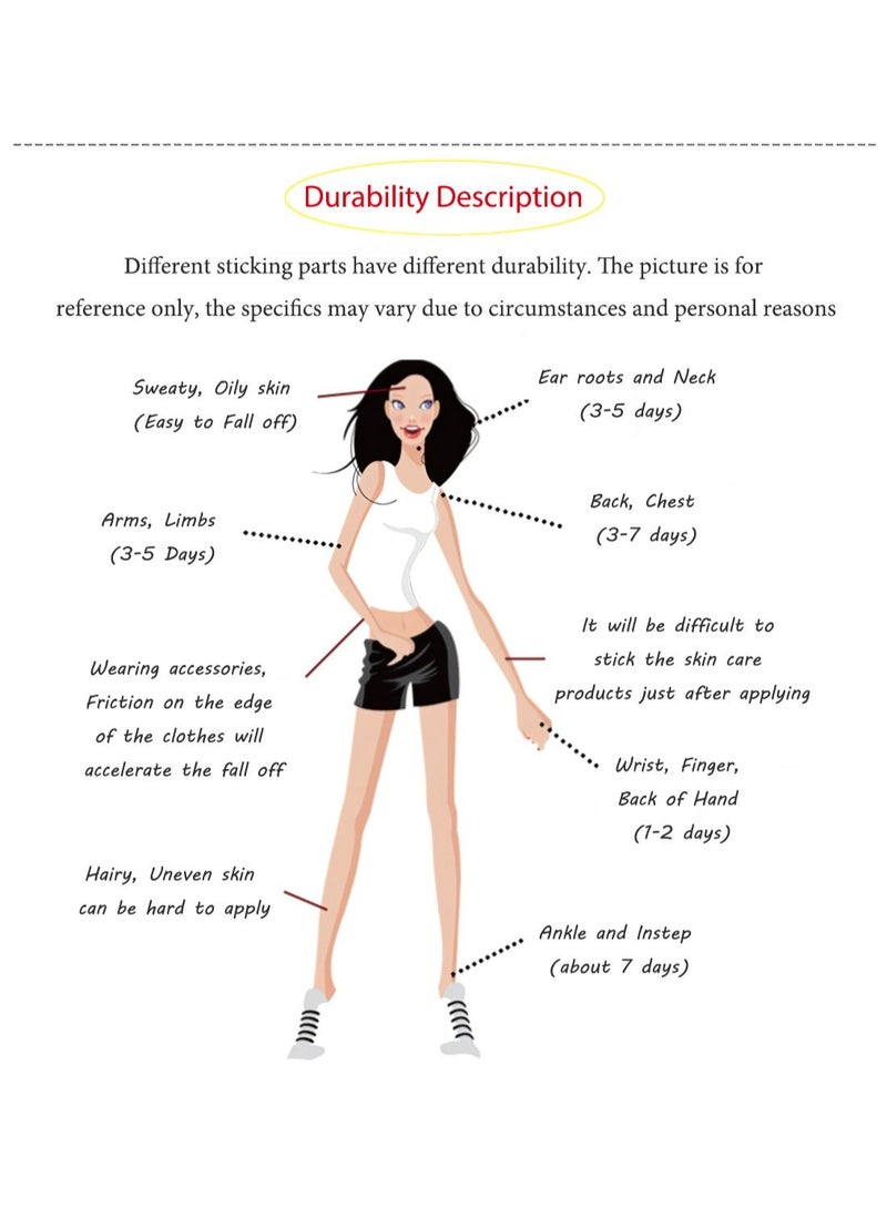 5 Sheets Temporary Tattoos Sticker of National Flag for Football Sport Events 2022 12x7.5cm - Image 2