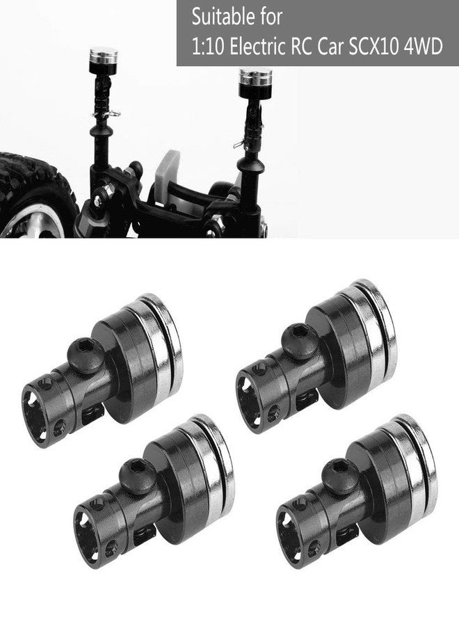 Liyeehao RC Magnetic Body Post, 4Pcs Stealth Model Car Body Post Mount Body Body Mount, RC Vehicle Accessories for SCX10 4WD 1:10(Black) - Image 3