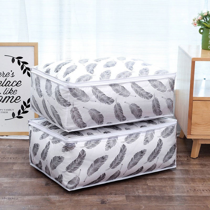 Large Capacity Printed Clothing Organizer Wings of Feather 