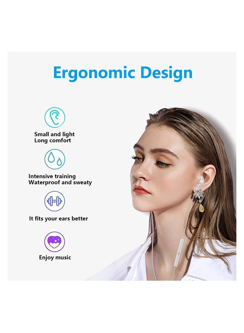 ELTRAZONE Lightning Headphone Wired for iPhone 13 [Apple MFi Certified] Built-in Microphone & Volume Control, in-Ear Stereo Headset Compatible with iPhone 13 Mini/SE/12 Pro/12Pro Max/11/X/8 7-All iOS System - Image 4