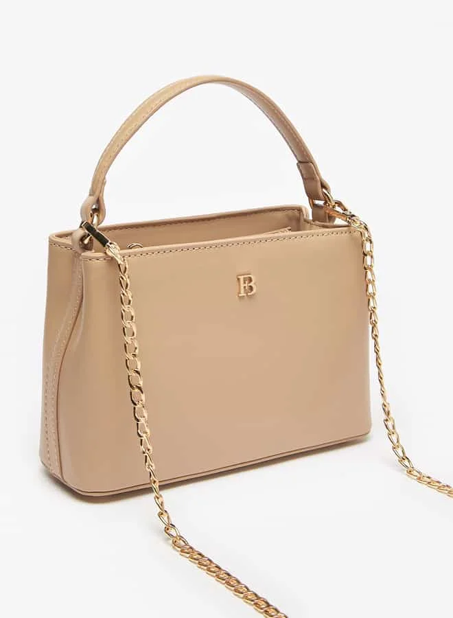 فلورا بيلا من شو إكسبرس Women Solid Shoulder Bag with Chain Strap and Handle