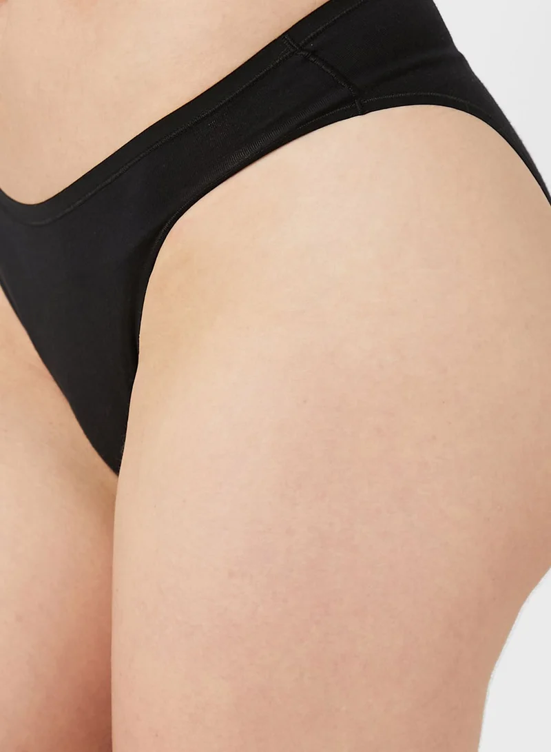Marks & Spencer 5 Pack No Vpl Cotton Modal High Leg Knickers