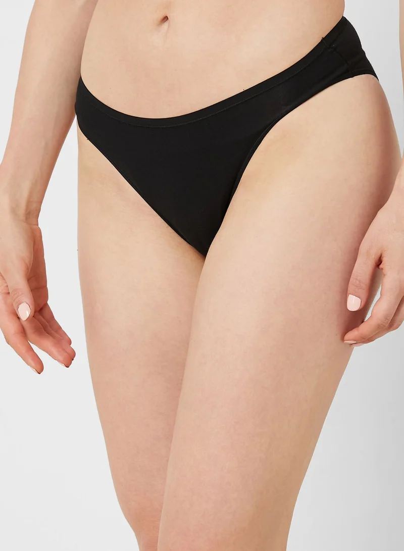 Marks & Spencer 5 Pack No Vpl Cotton Modal High Leg Knickers