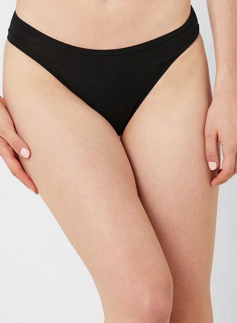 Marks & Spencer 5 Pack No Vpl Cotton Modal High Leg Knickers